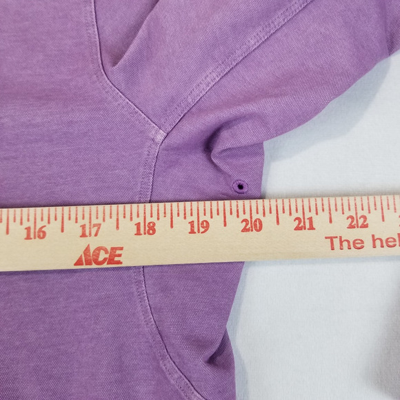 Lululemon Shirt Mens Medium Commission Long Sleeve Vintage Plum Enzyme Dye $118 - Picture 6 of 8